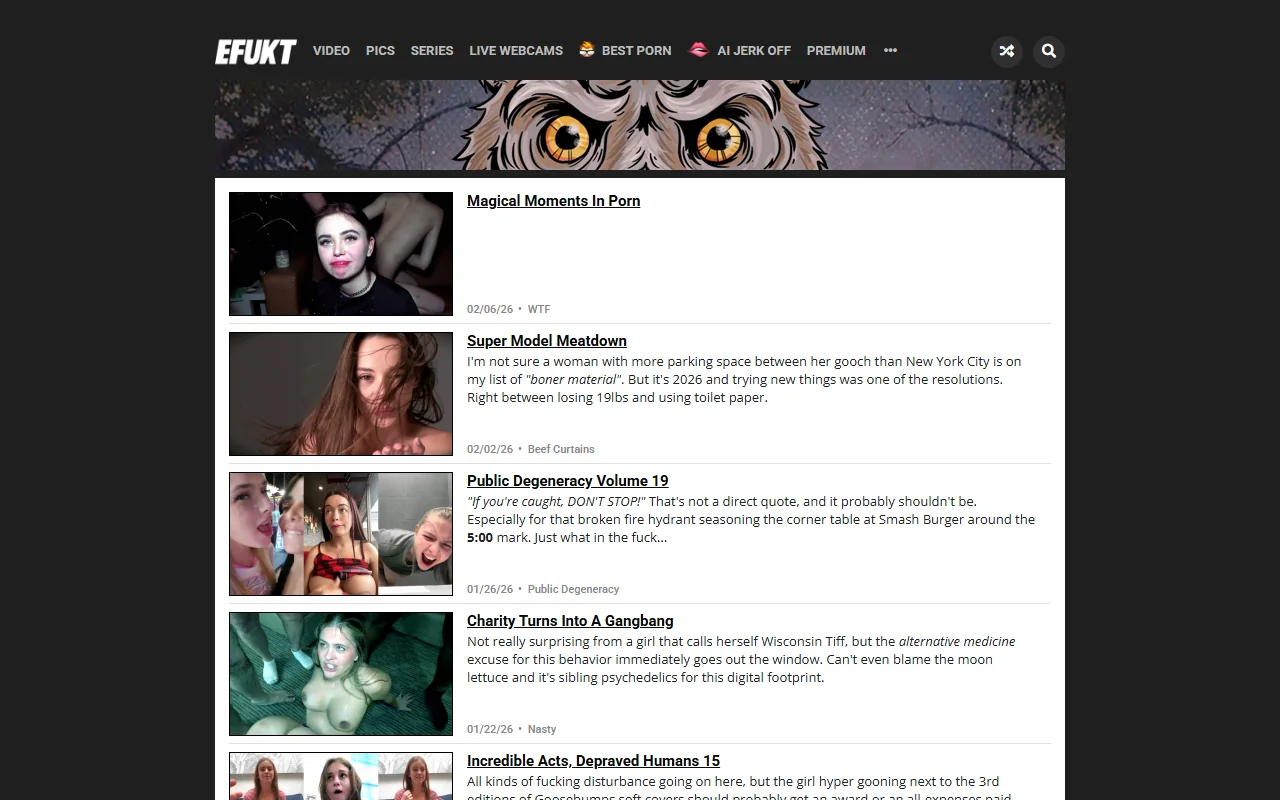 Screenshot of Efukt